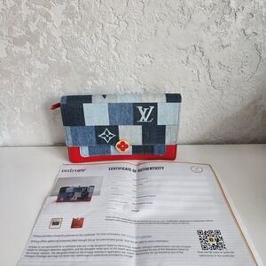 Louis Vuitton Denim Crossbody Bag